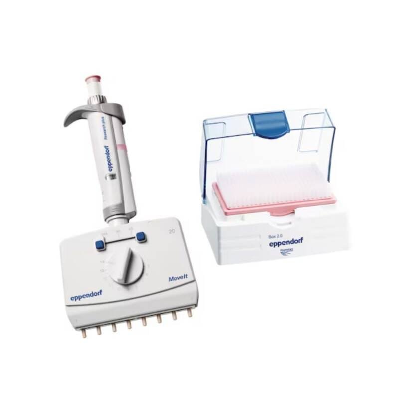 Eppendorf Research Plus Move It® - 1-20µL - 8 canais (3125000117)