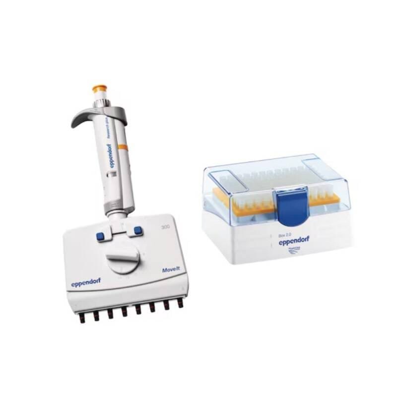 Eppendorf Research Plus Move It® - 15-300µL - 8 canais (3125000176)