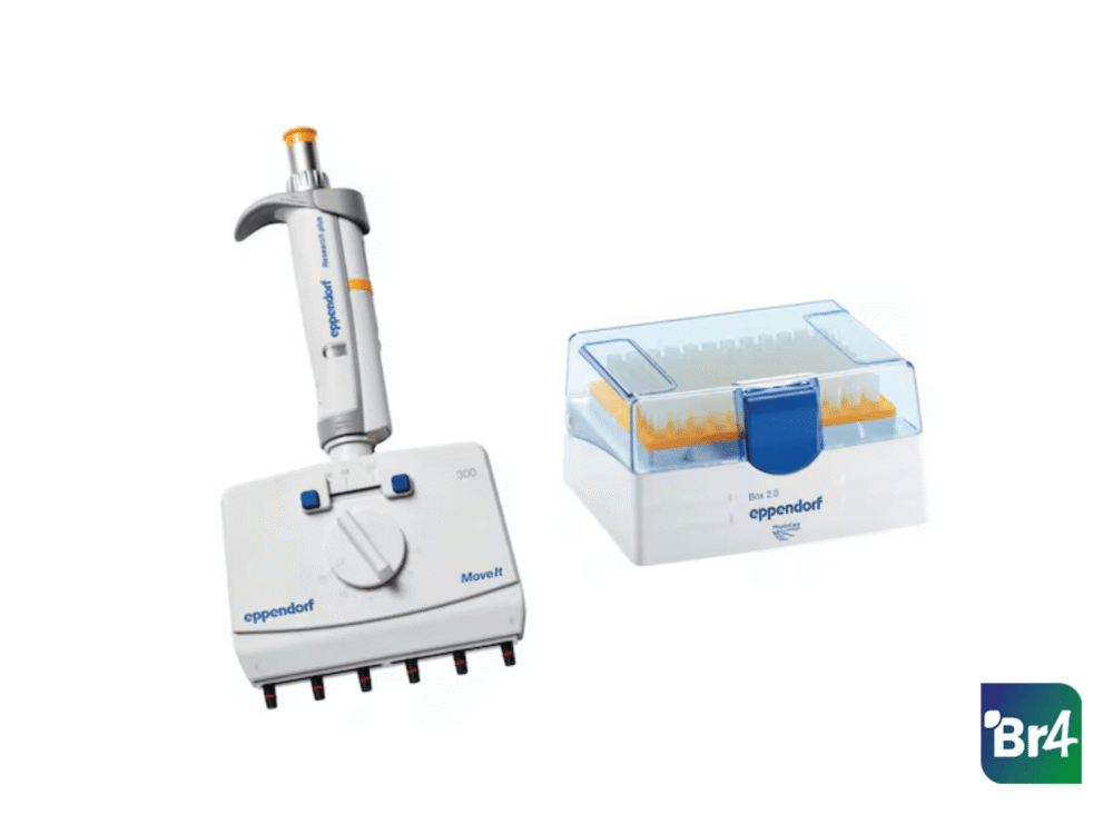 Eppendorf Research Plus Move It® - 15-300 µL - 6 canais (3125000168)