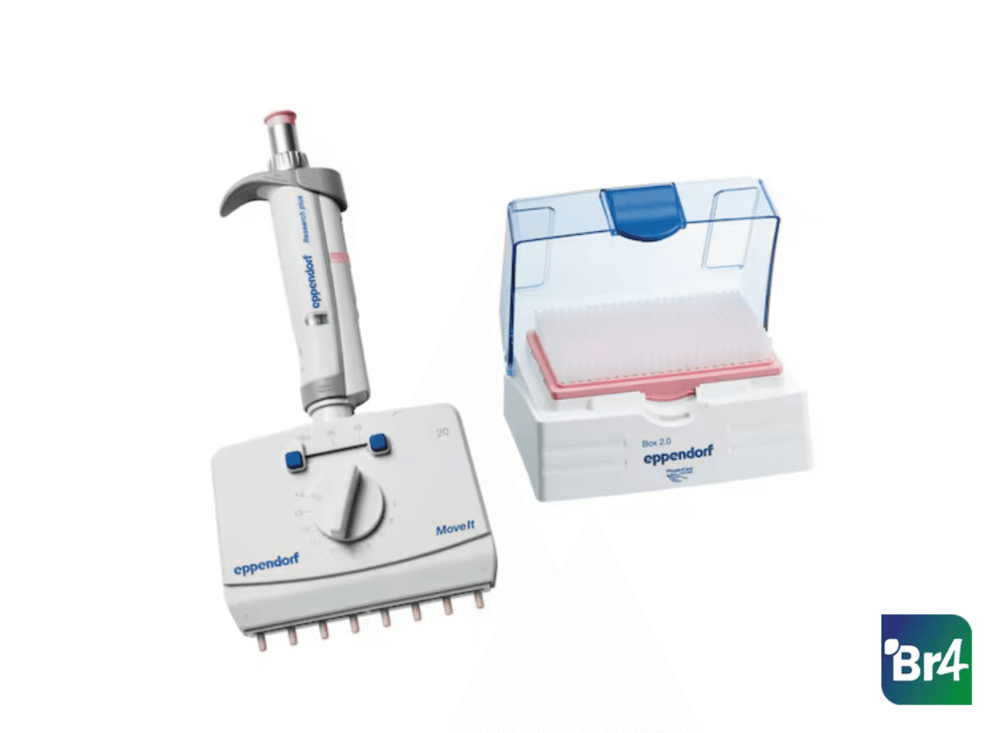 Eppendorf Research Plus Move It® - 1-20µL - 8 canais (3125000117)