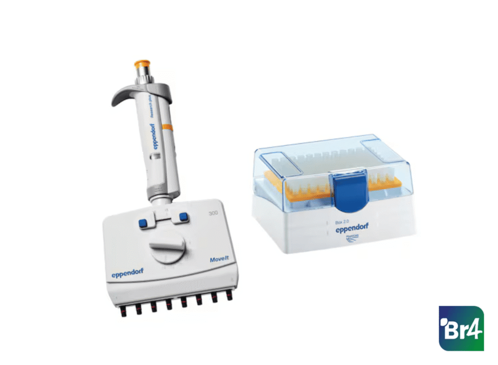 Eppendorf Research Plus Move It® - 15-300µL - 8 canais (3125000176)