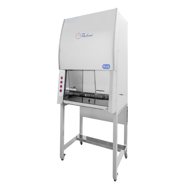 Bancada de Fluxo Laminar Vertical PCR Inox – ISO Classe 5 com Filtro HEPA H14