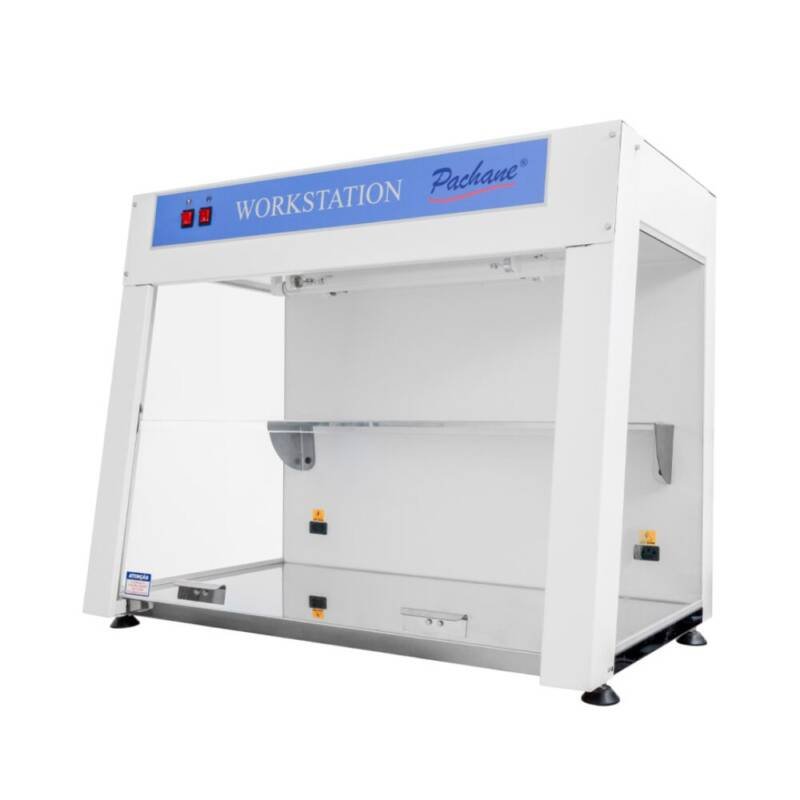 Bancada Pachane de Fluxo Laminar Vertical PCR Workstation Alumínio